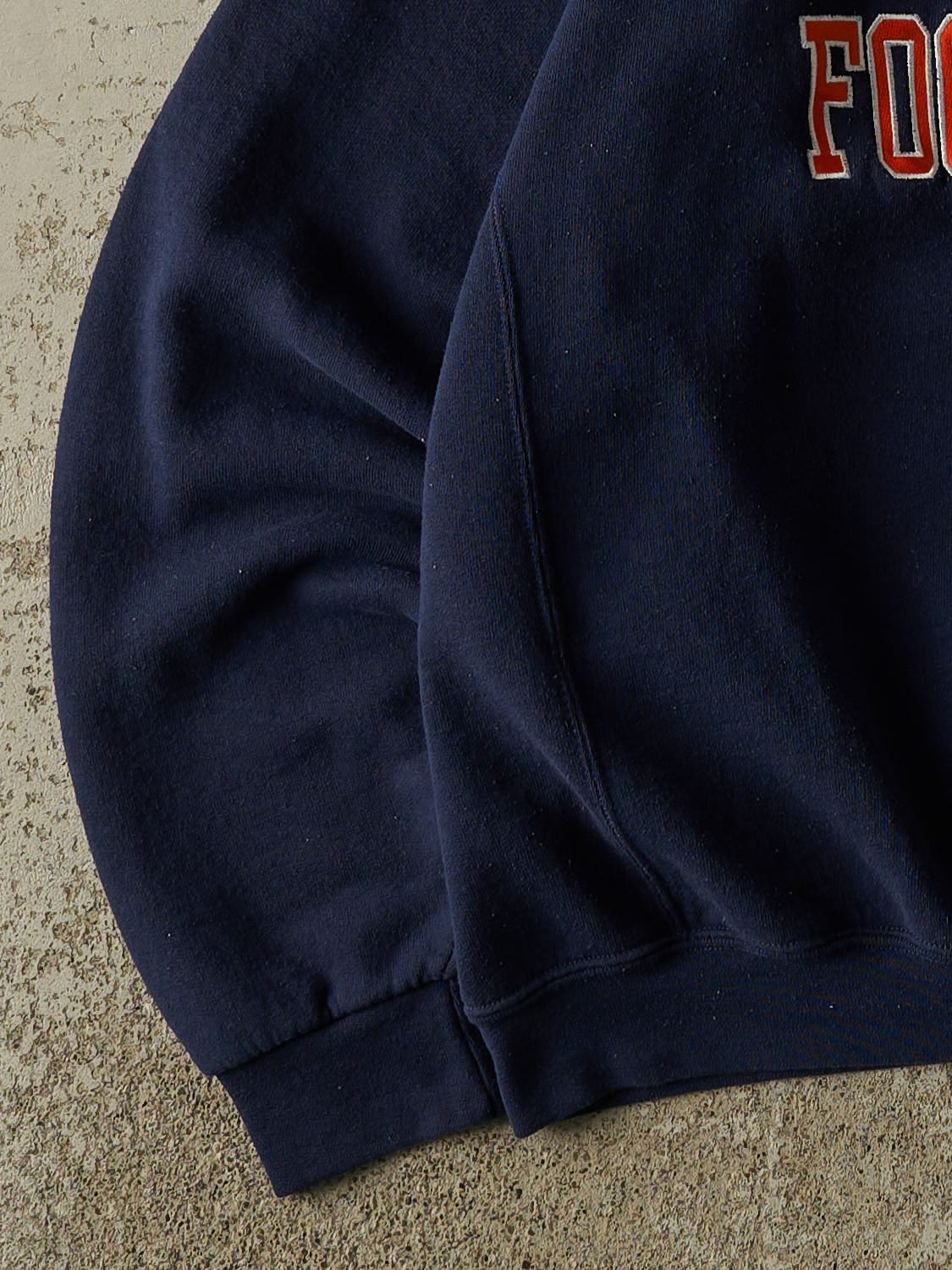 Vintage Y2K Navy Blue Russell Athletic Walpole Football Crewneck (M/L)