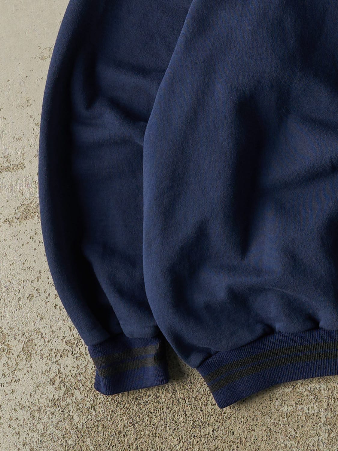 Vintage 90s Navy Blue Toronto Maple Leafs Embroidered Double Neck Sweater (L/XL)