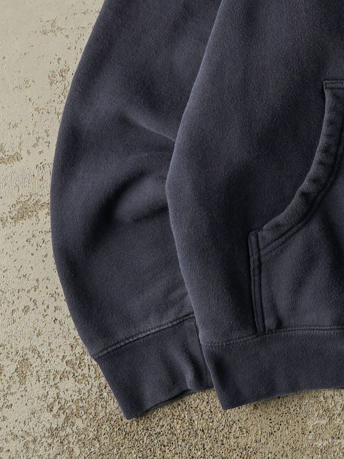 Vintage Y2K Sun Faded Navy Yale University Hoodie (M)