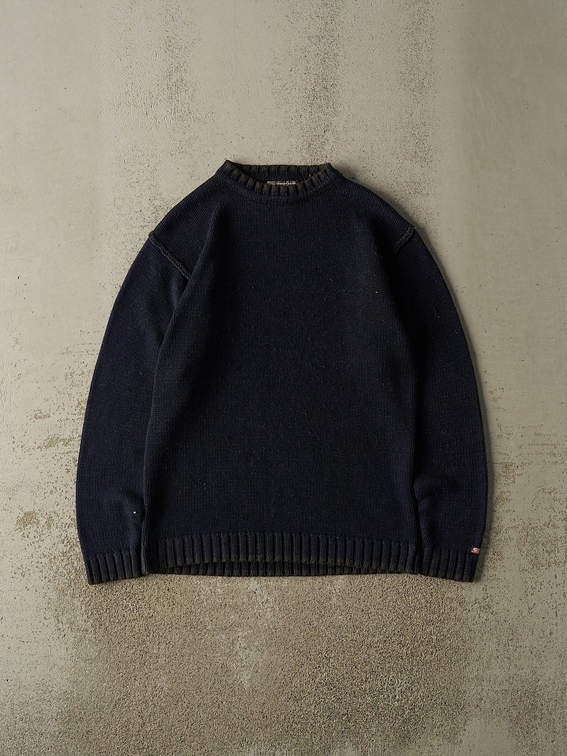 Vintage Y2K Navy Blue Point Zero Knit (S/M)
