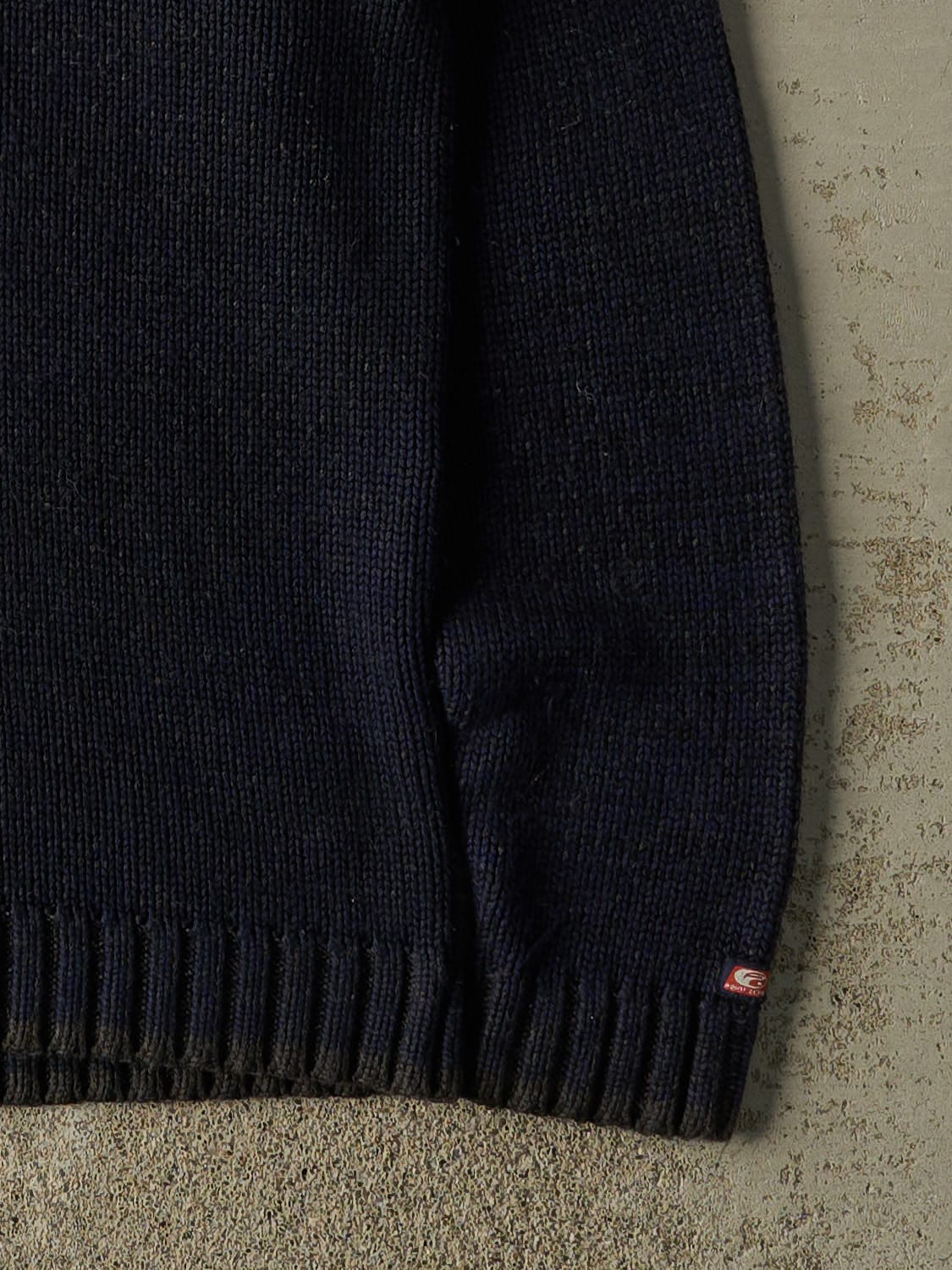 Vintage Y2K Navy Blue Point Zero Knit (S/M)