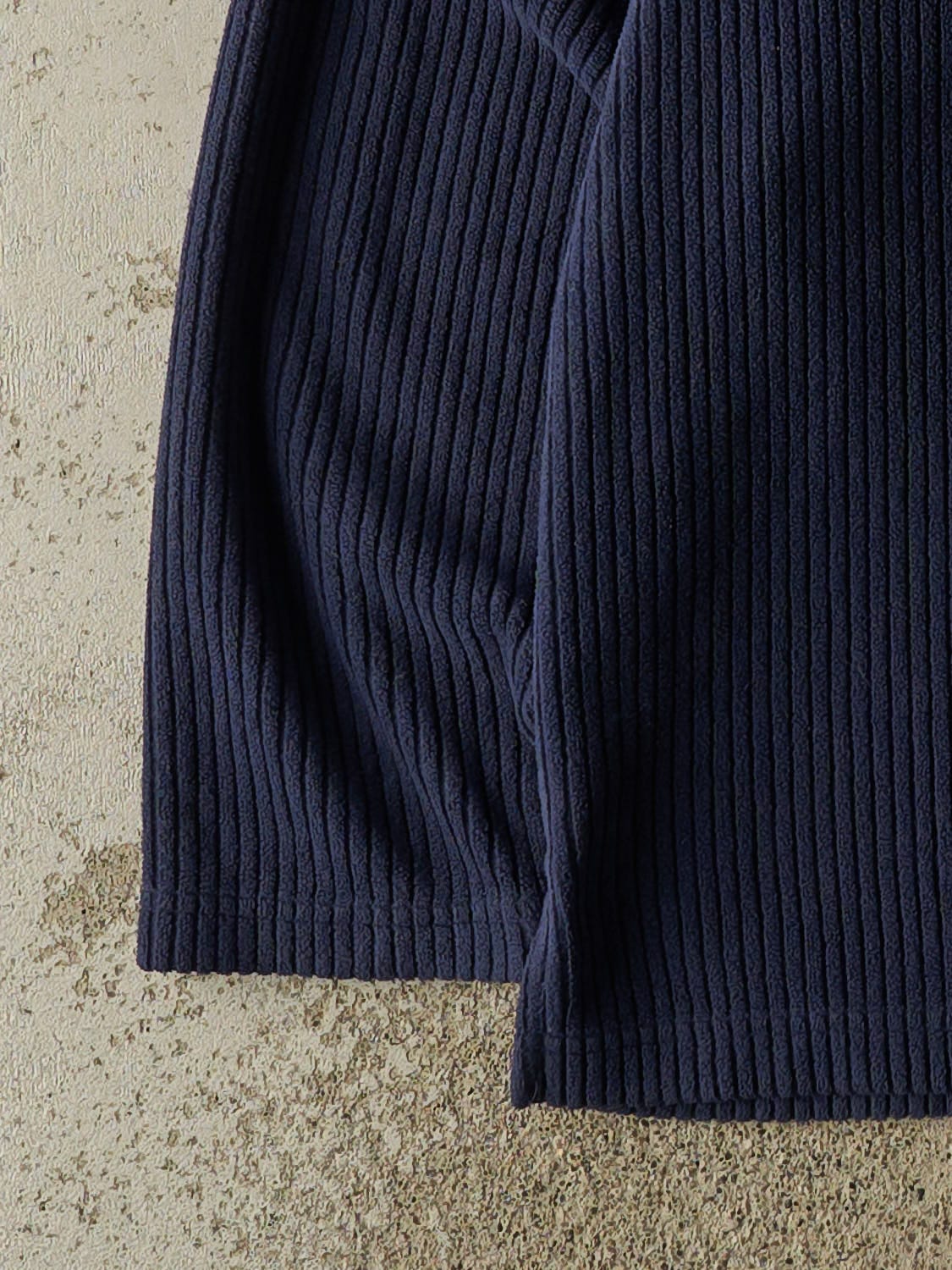 Vintage Y2K Navy Blue Tommy Jeans Fleece Long Sleeve (XL/XXL)