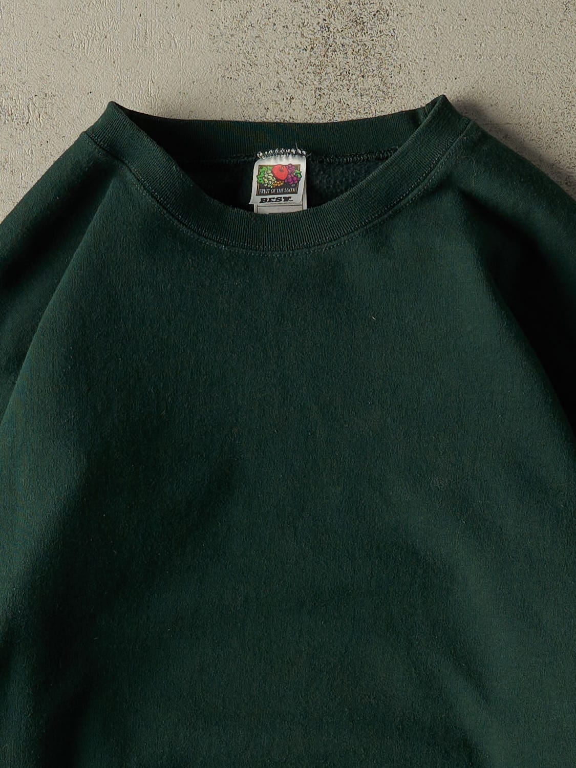 Vintage 90s Green Blank Crewneck (XXL/XXXL)