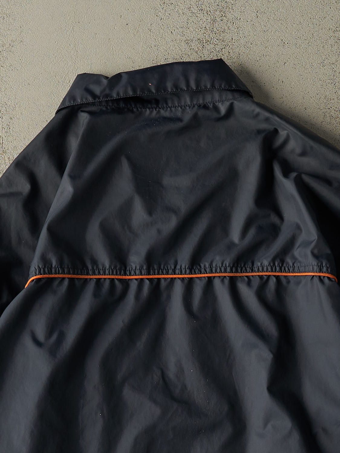 Vintage Y2K Navy Blue Billabong Zip Up Windbreaker Jacket (XL/XXL)