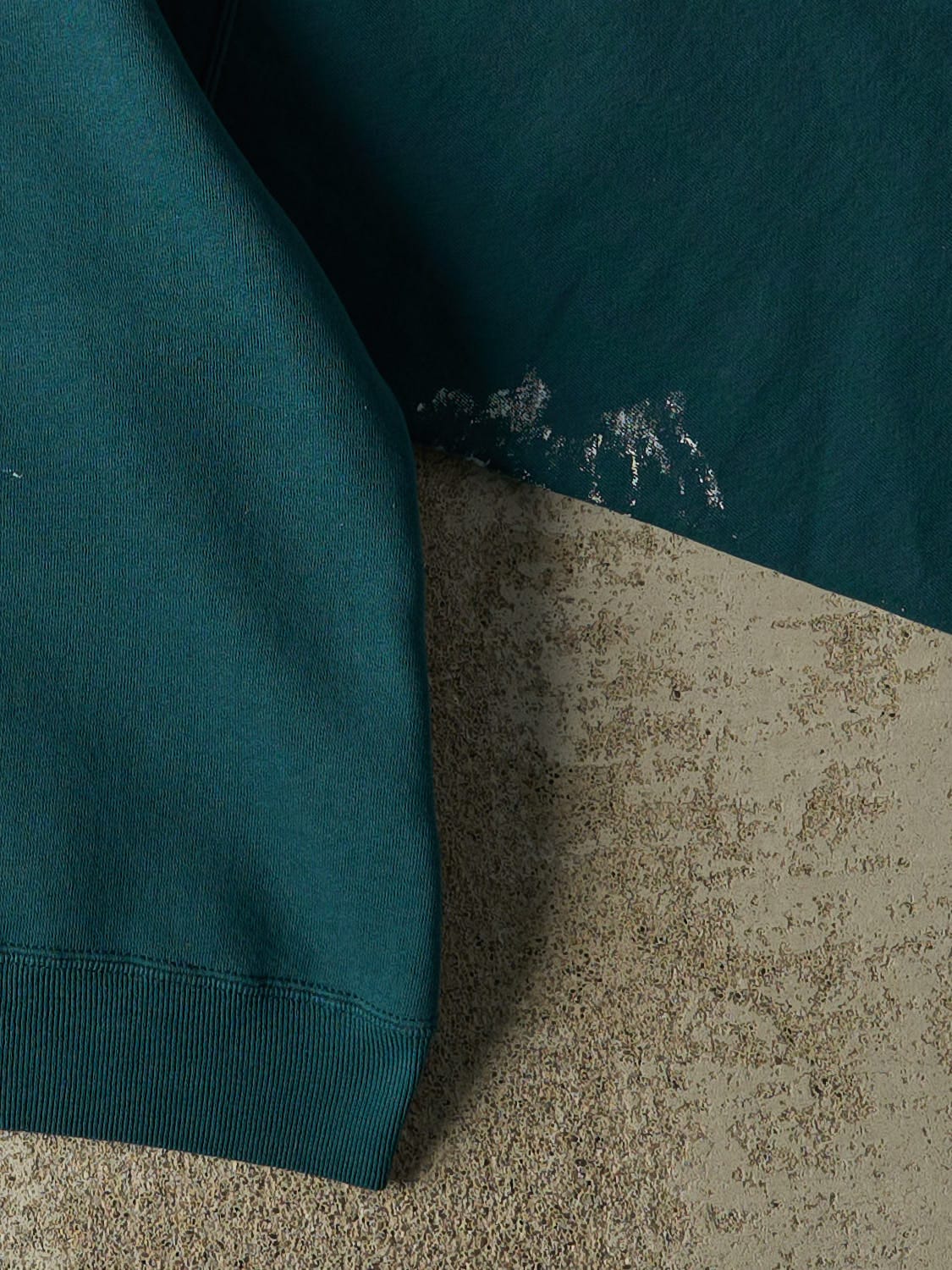Vintage 90s Teal Blank Crewneck (M/L)
