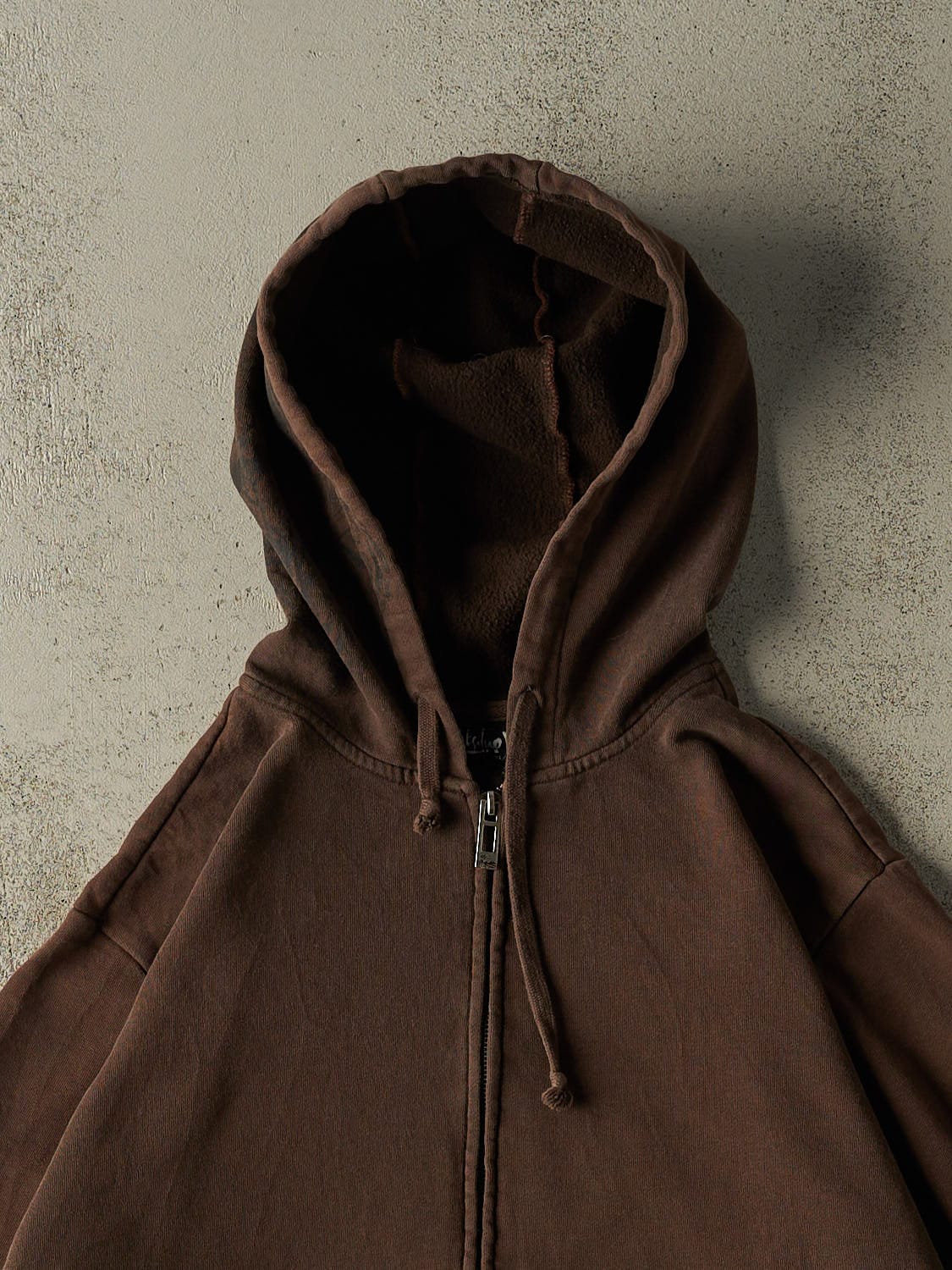 Vintage Y2K Brown Quiksilver Zip Up Hoodie (L/XL)