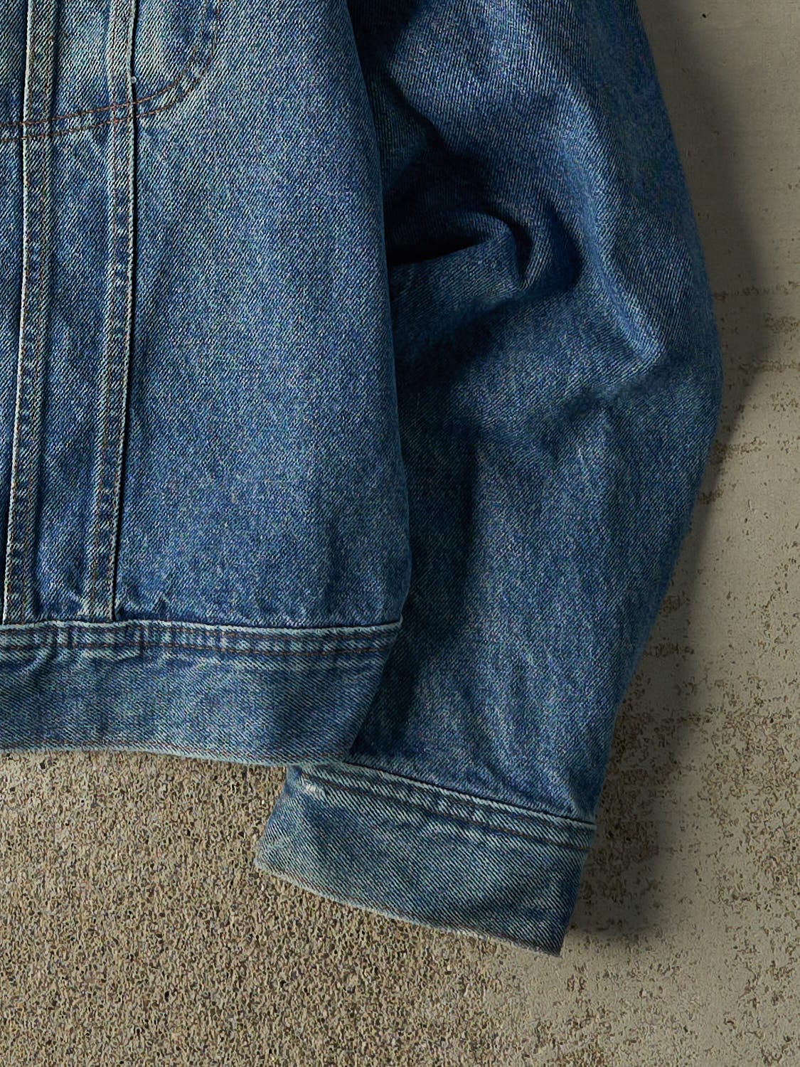 Vintage 90s Mid Wash Mustang Roughriders Denim Jacket (M)