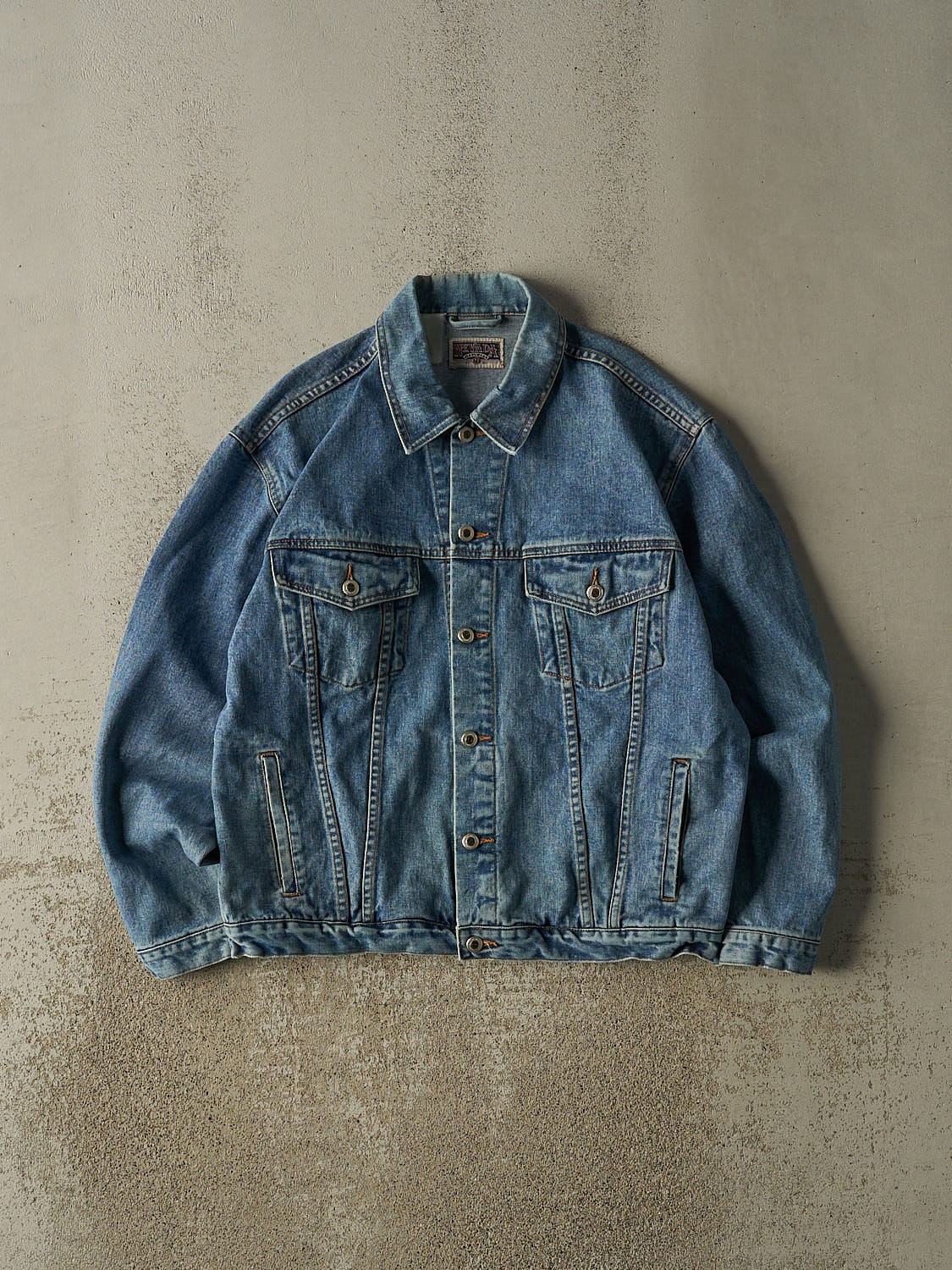 Vintage 90s Mid Wash Nevada Denim Jacket (M/L)