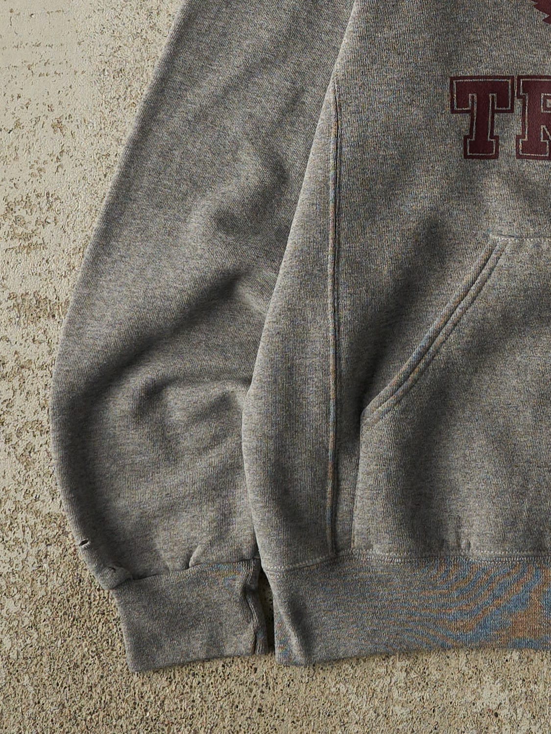 Vintage Y2K Grey Russell Athletic Delton Track Hoodie (S/M)
