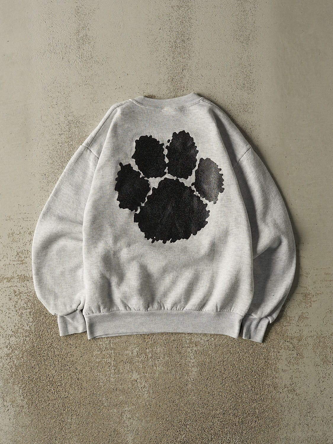 Vintage 80s Heather Grey Northview Wildcats Crewneck (XS/S)