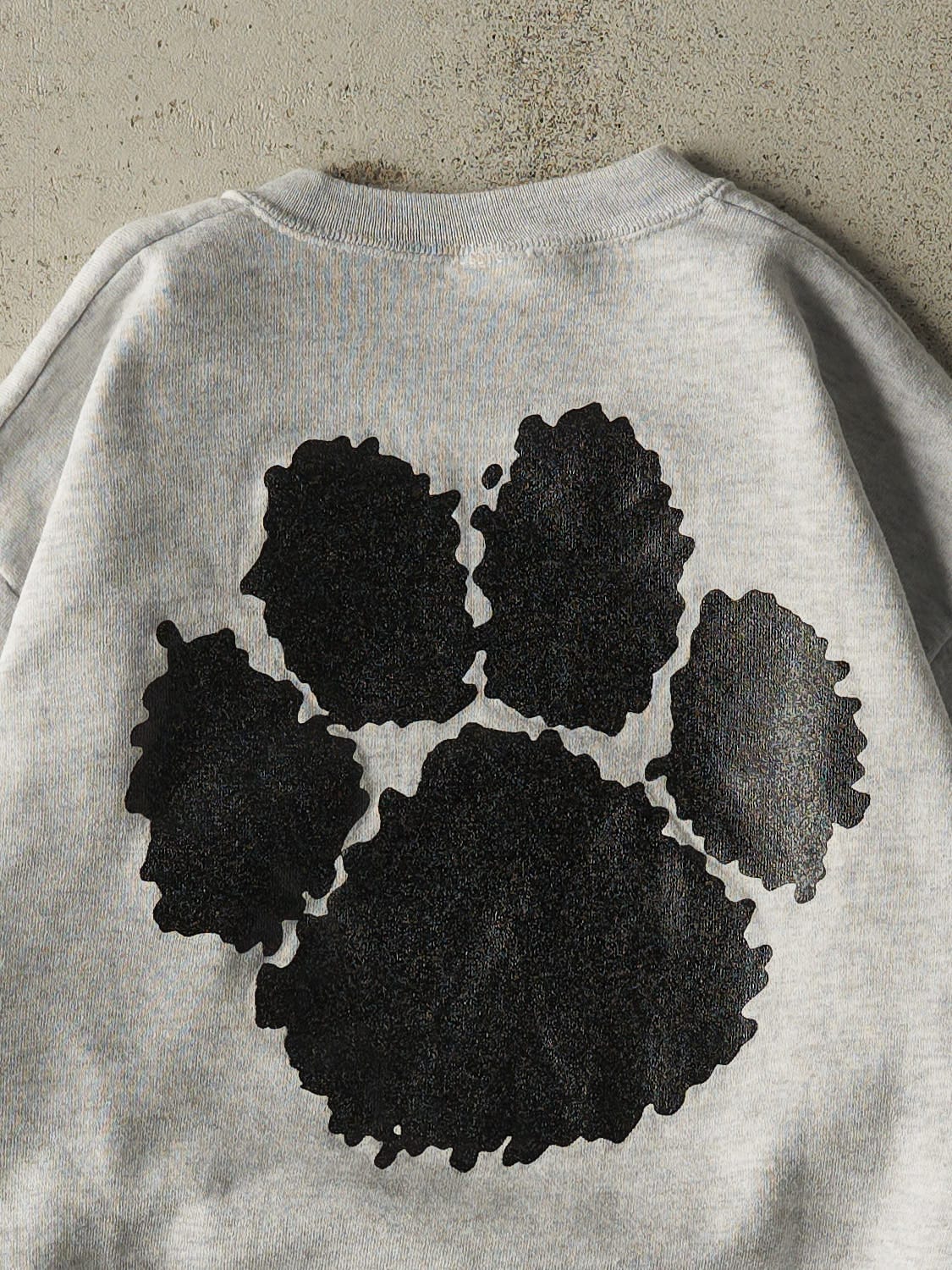 Vintage 80s Heather Grey Northview Wildcats Crewneck (XS/S)