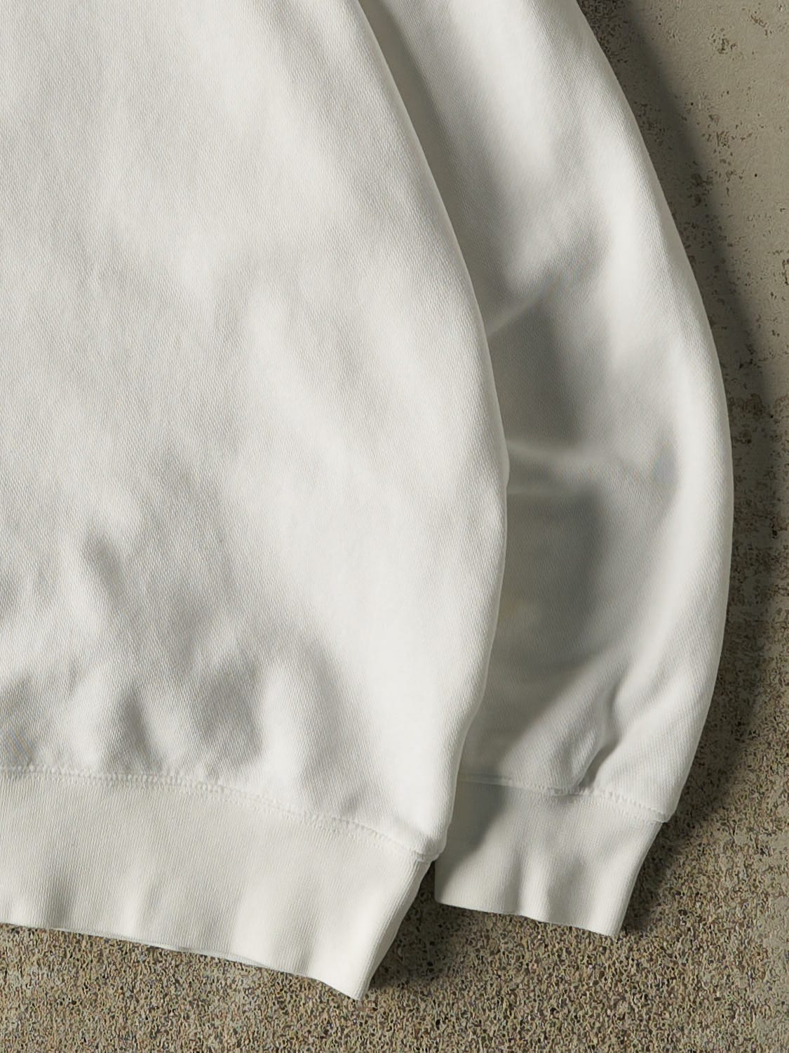 Vintage Y2K White Nike Middle Swoosh Hoodie (M/L)