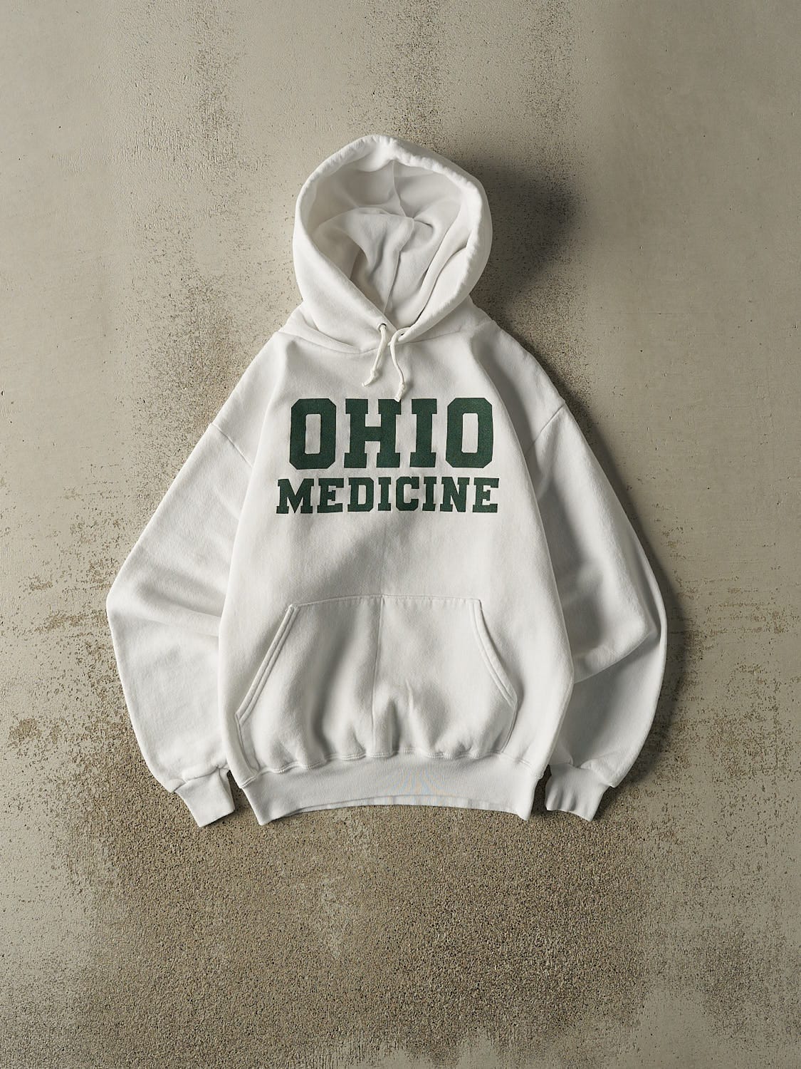 Vintage 90s White Ohio University Medicine Hoodie (S)