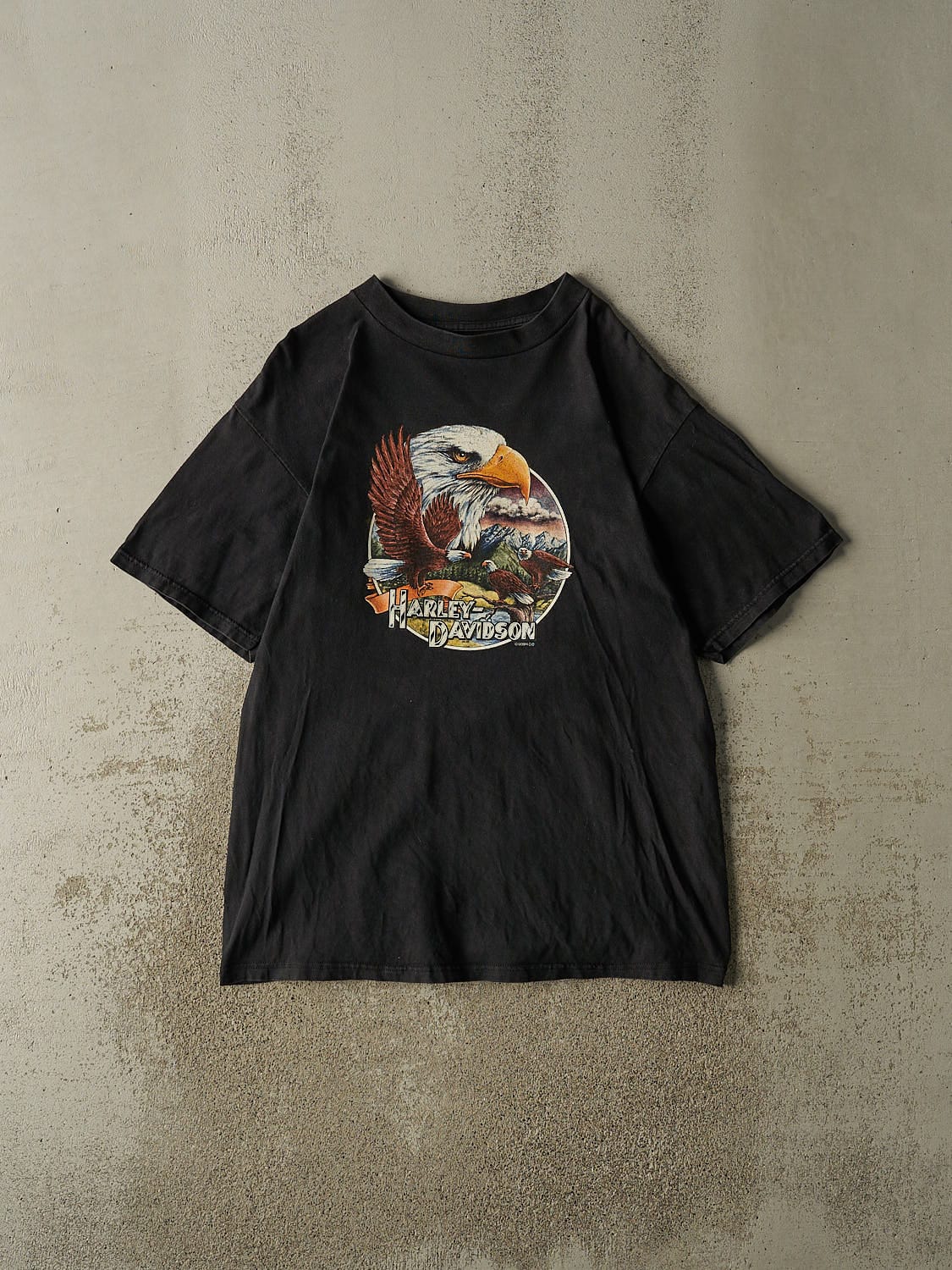 Vintage 99' Black Harley Davidson Yakima WA Tee (L/XL)