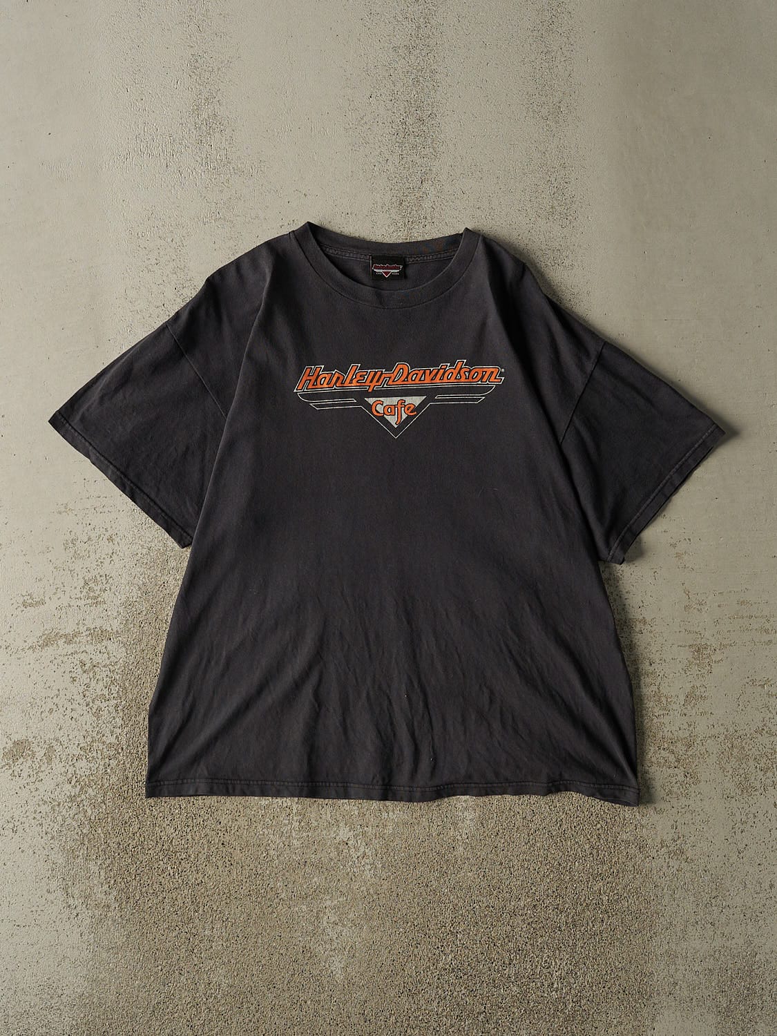 Vintage 90s Black Harley Davidson Cafe Las Vegas Tee (L/XL)