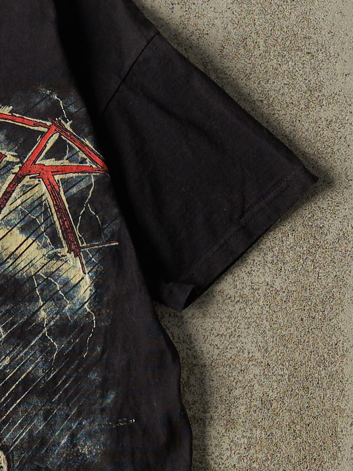 Vintage Y2K Black Slayer "World Painted Blood" Tee (XS/S)