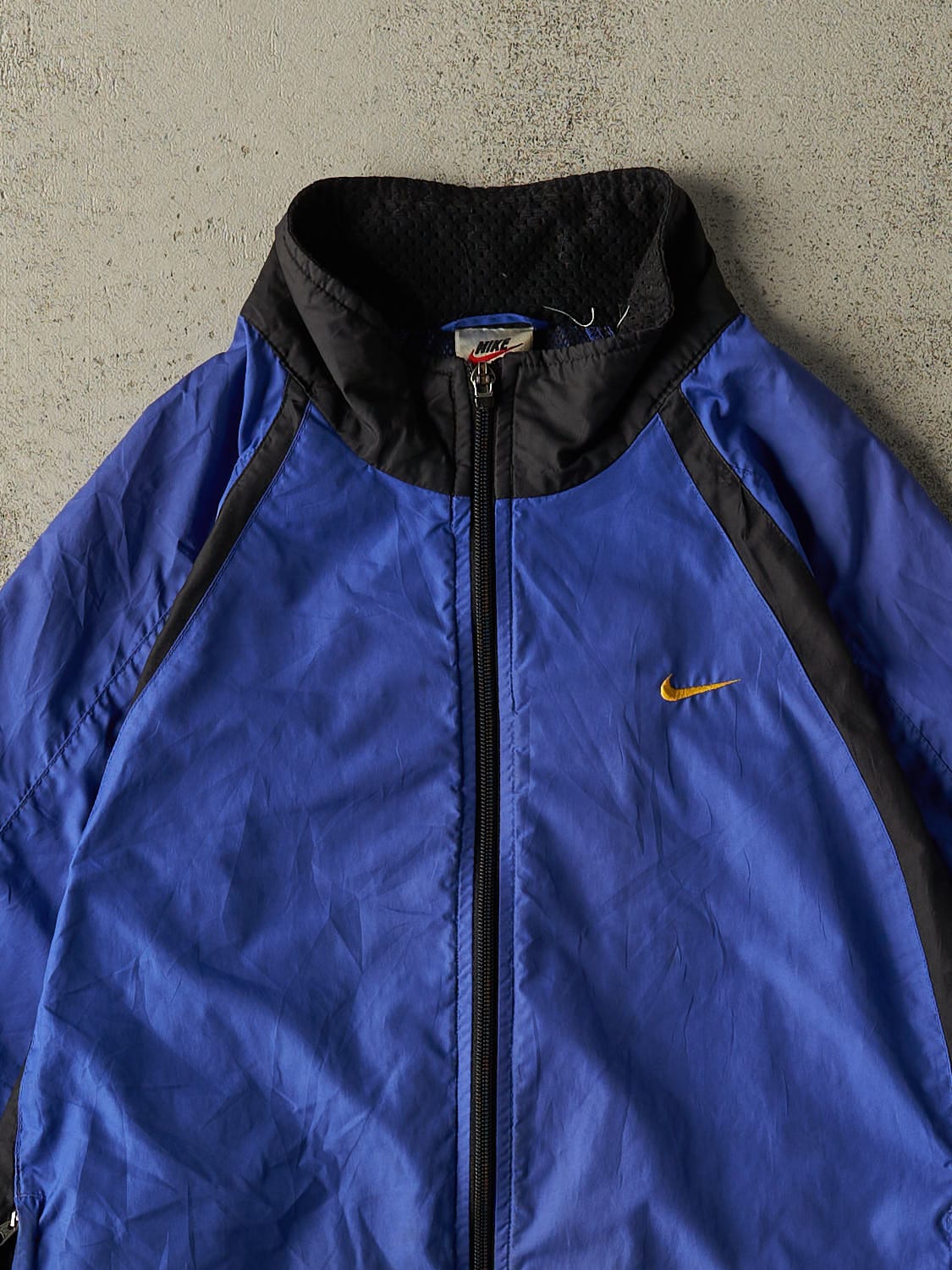 Vintage 90s Blue Nike Zip Up Windbreaker Jacket (M/L)