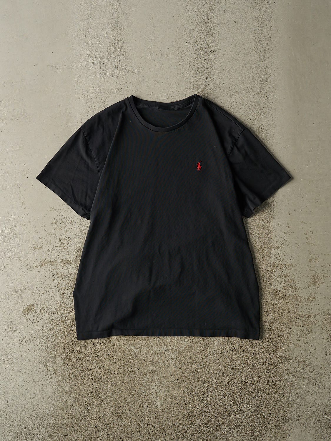 Vintage Y2K Black Polo Embroidered Tee (L)