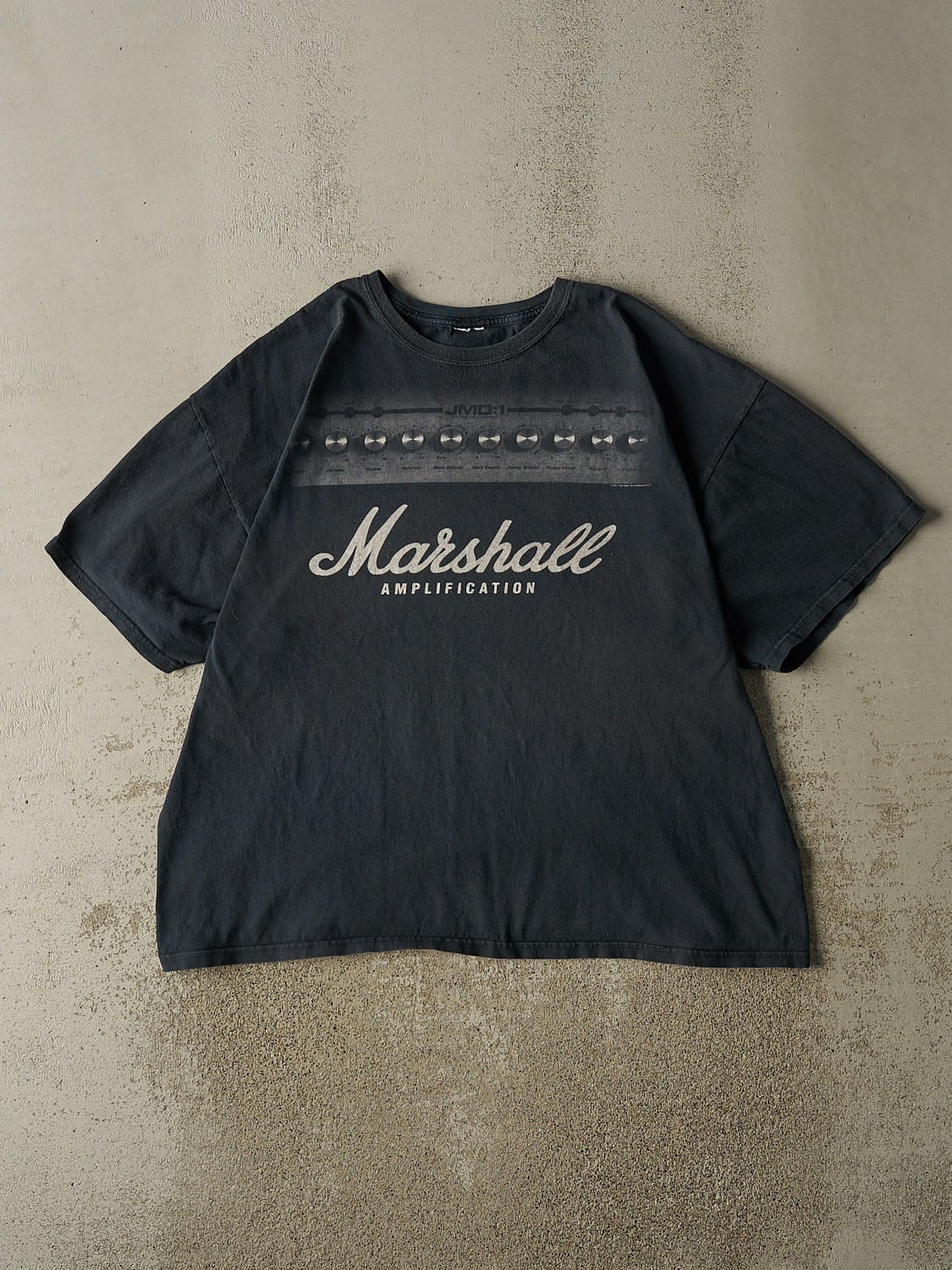 Vintage Y2K Faded Black Marshall Amplifiers Tee (XXL)