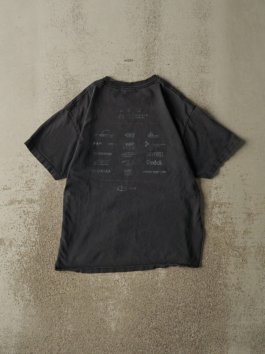 Vintage 05' Faded Black Hot August Nights Tee (M)