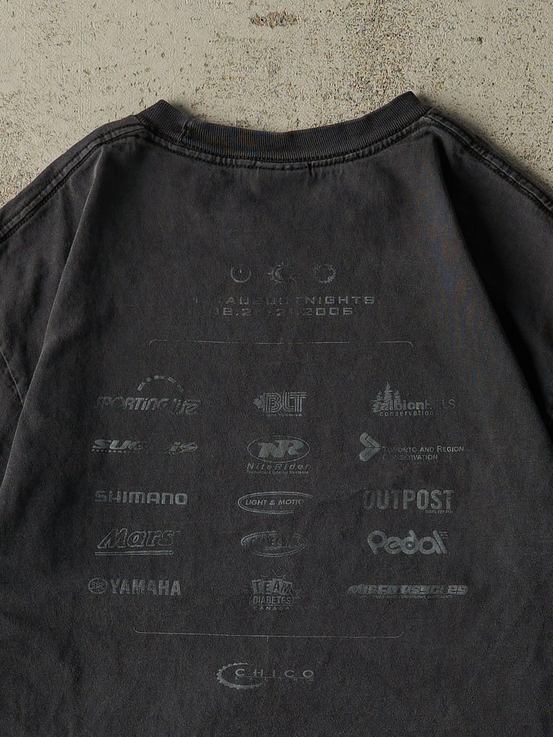 Vintage 05' Faded Black Hot August Nights Tee (M)