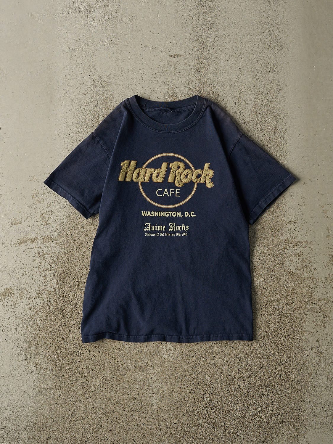 Vintage 06' Navy Blue Hard Rock Cafe Washington Tee (XS/S)