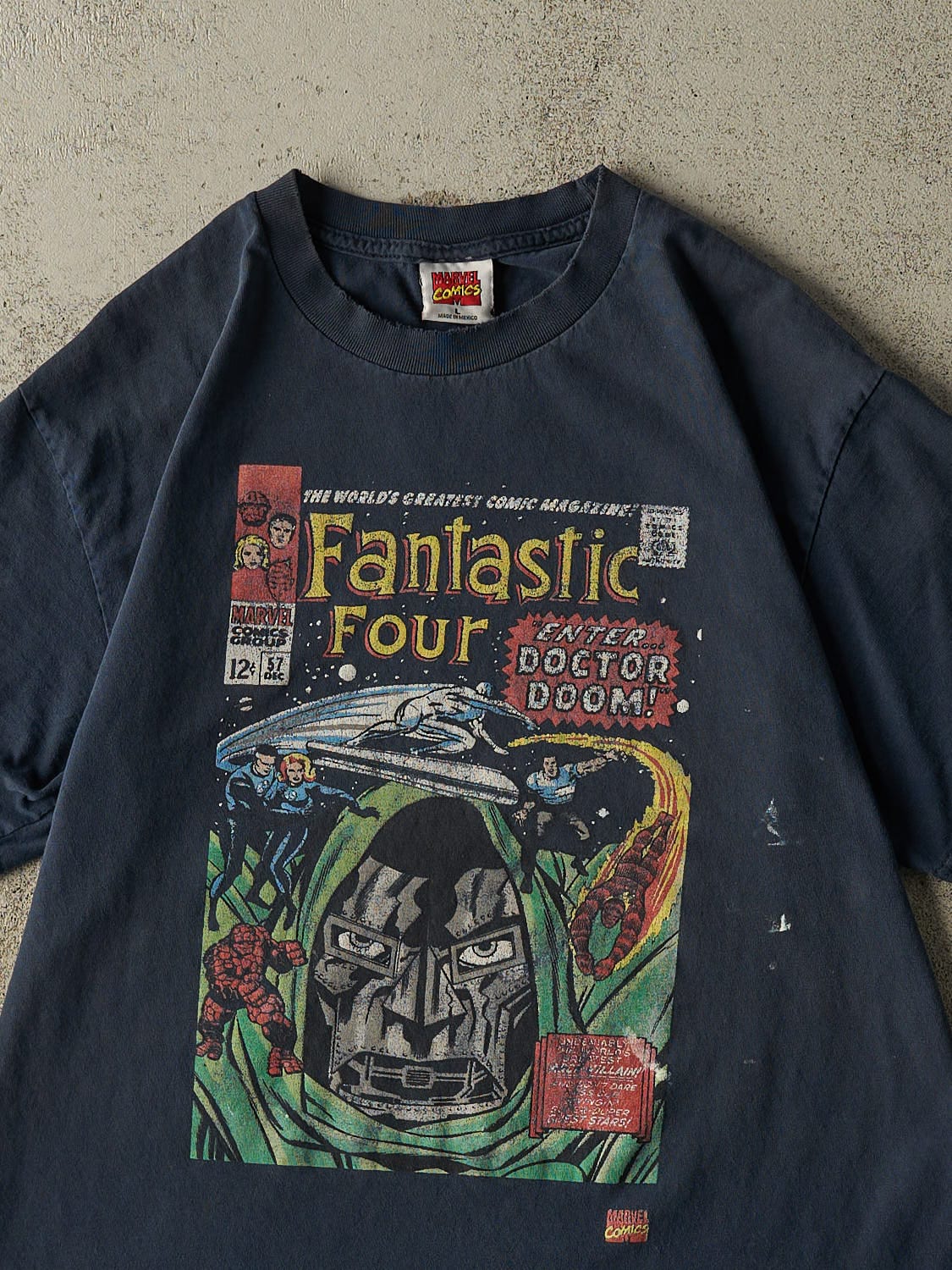 Vintage 06' Navy Blue Fantastic Four Tee (L)