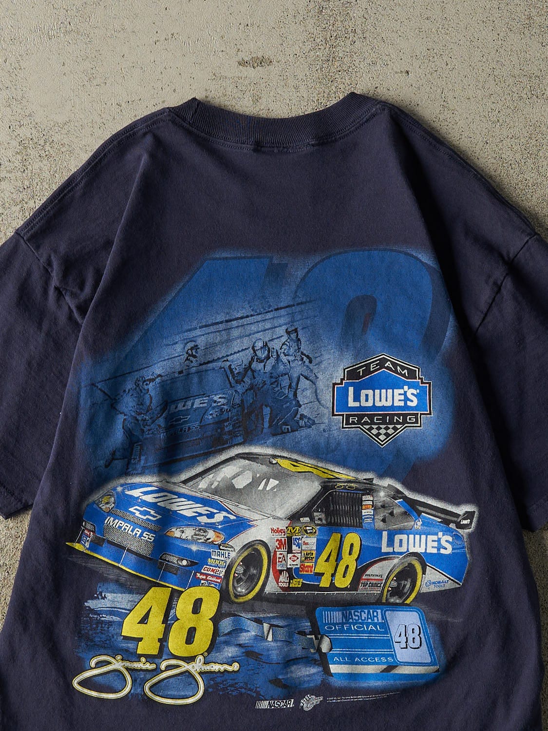 Vintage 09' Navy Blue Jimmie Johnson Nascar Tee (L)