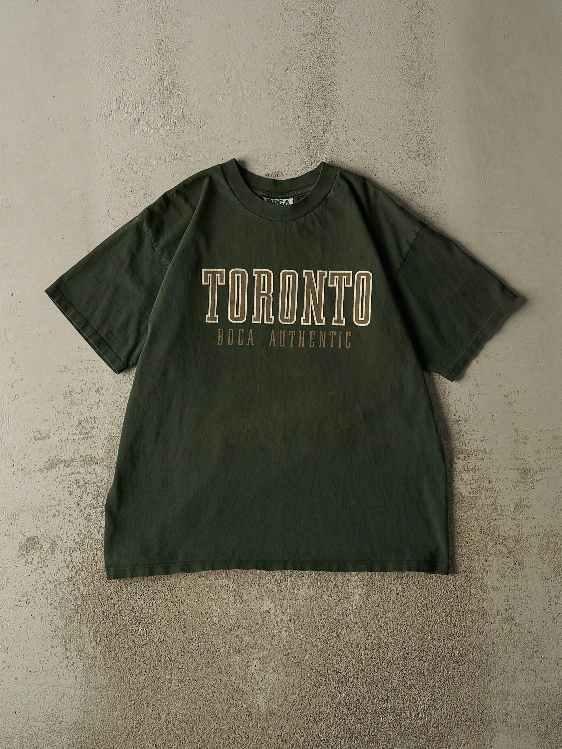 Vintage 90s Green Boca Toronto Tee (L)