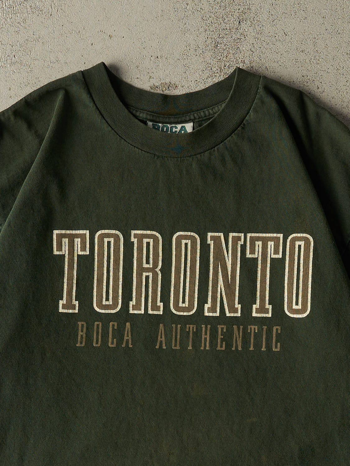 Vintage 90s Green Boca Toronto Tee (L)