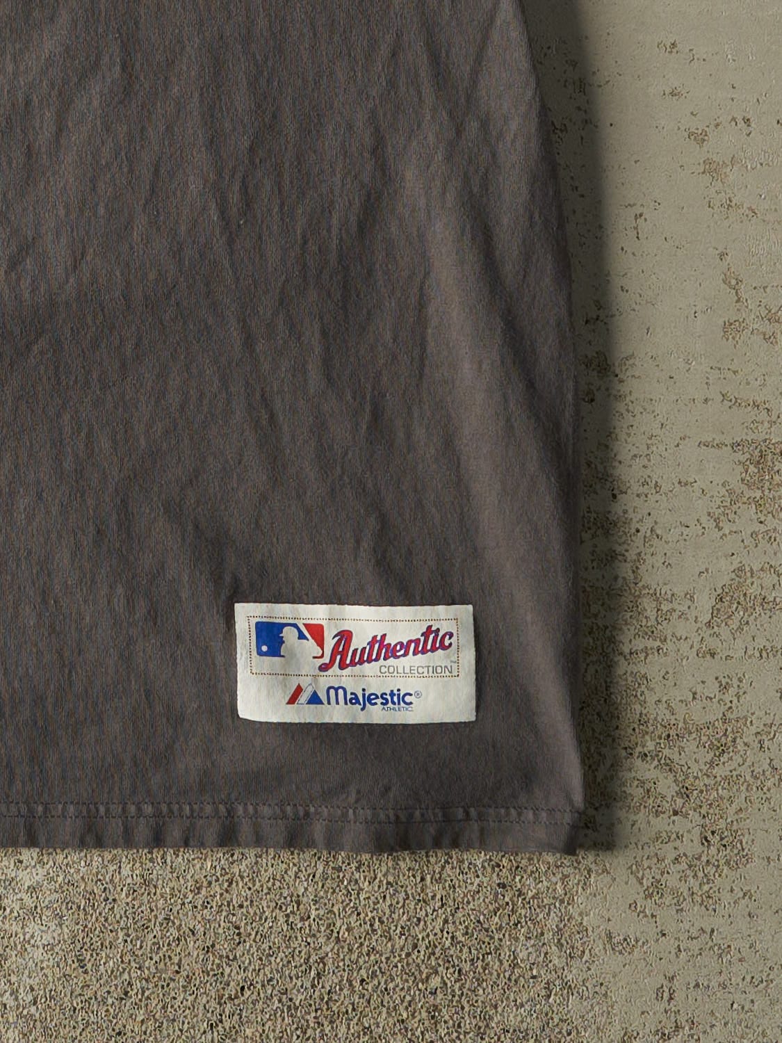 Vintage Y2K Charcoal Grey Toronto Blue Jays Tee (XXL)