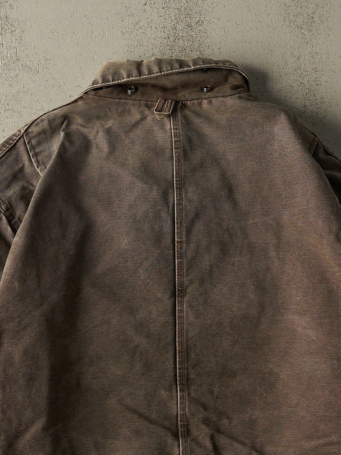 Vintage 90s Sun Faded Brown Tough Duck Workwear Jacket (XXL/XXXL)