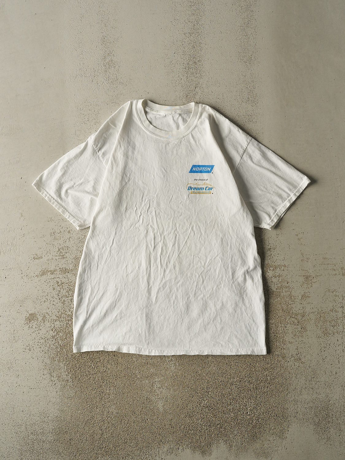 Vintage Y2K White Norton "Talk to the Boss" Tee (XL)