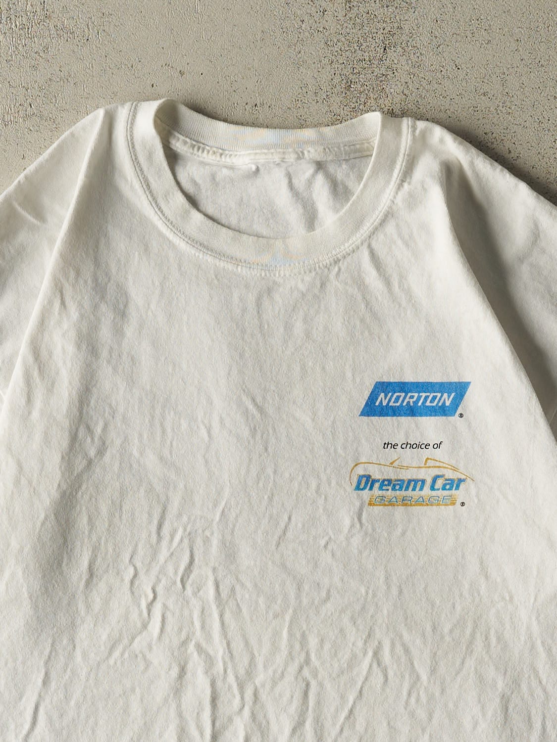 Vintage Y2K White Norton "Talk to the Boss" Tee (XL)