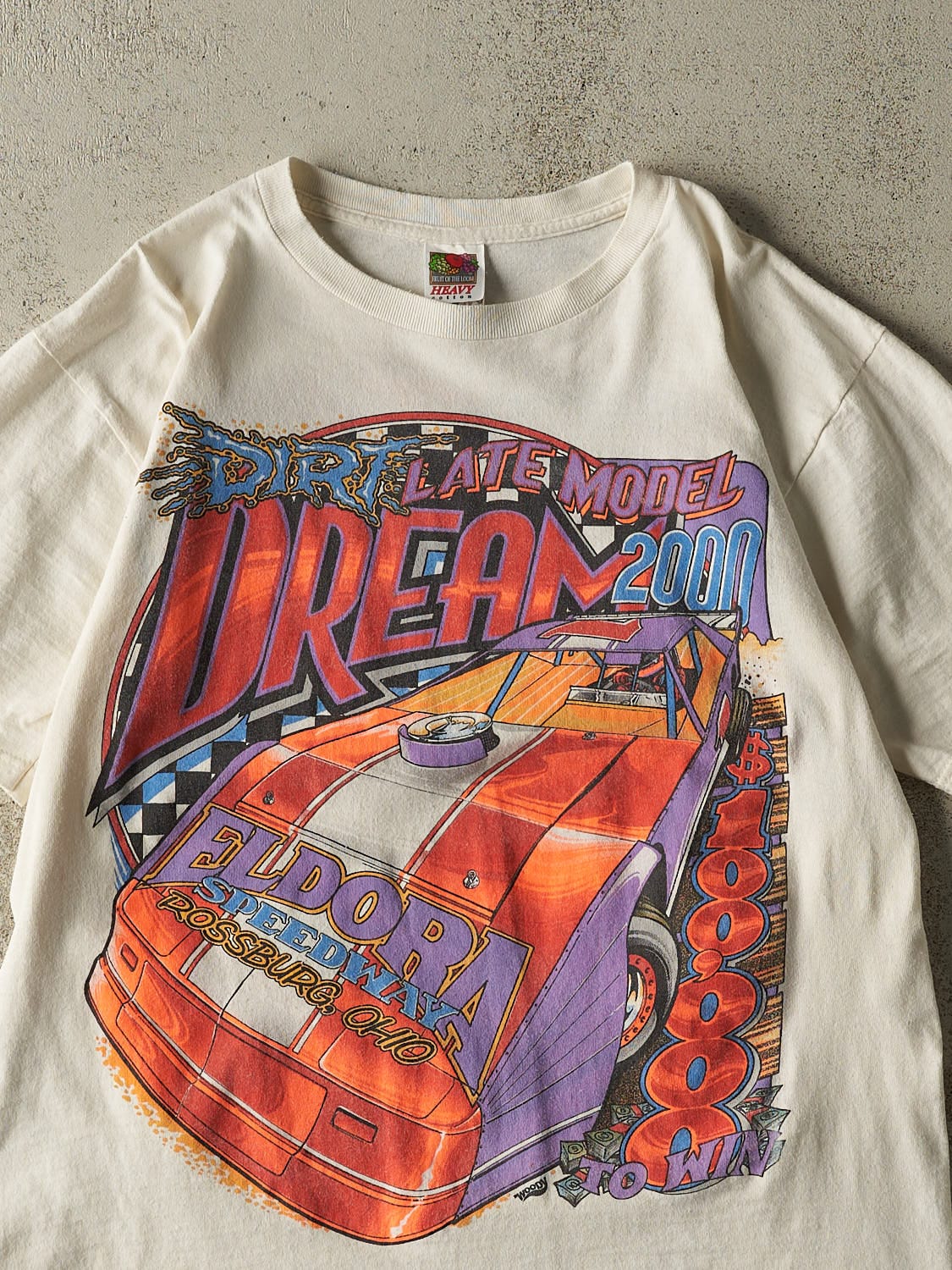 Vintage 00' White El Dora Speedway Racing Tee (L/XL)