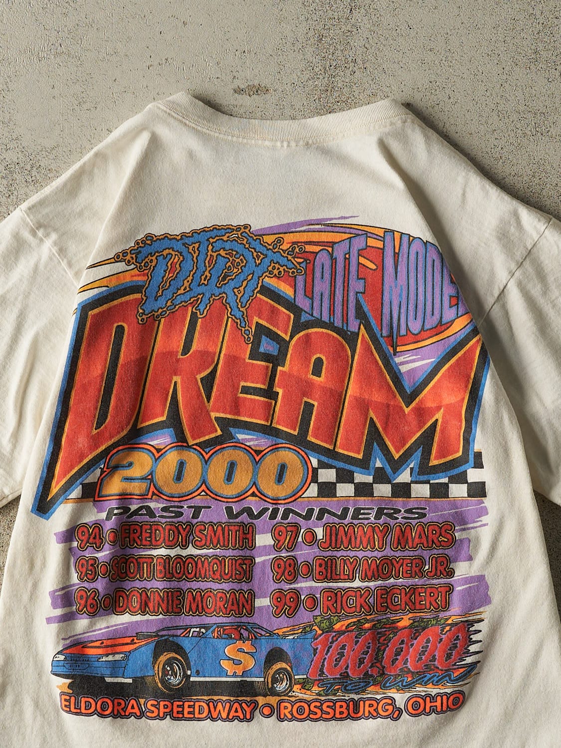 Vintage 00' White El Dora Speedway Racing Tee (L/XL)