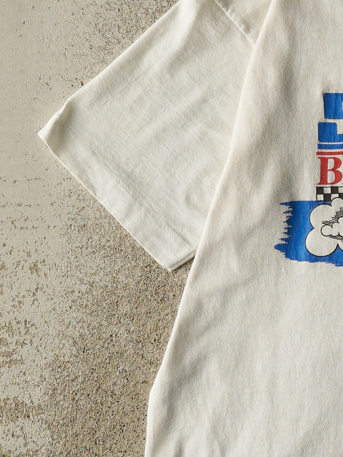 Vintage 80s White SKF Bearings Single Stitch Tee (XS/S)