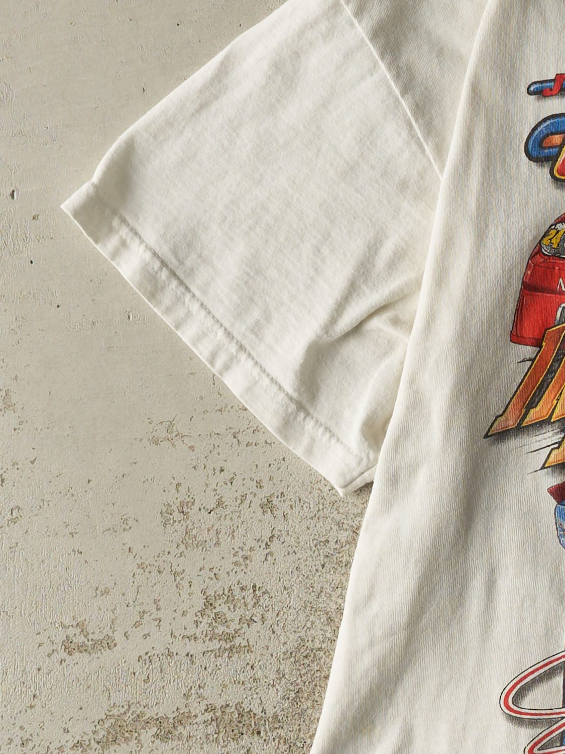 Vintage 01' White Jeff Gordon Nascar Tee (XL/XXL)