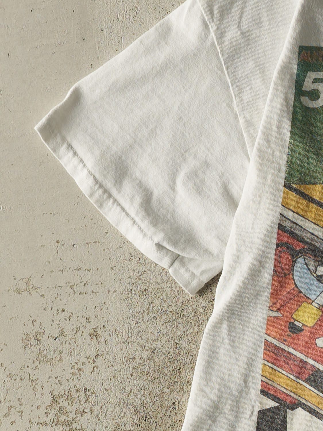 Vintage Y2K White Gran Premio D'Italia Racing Tee (M/L)