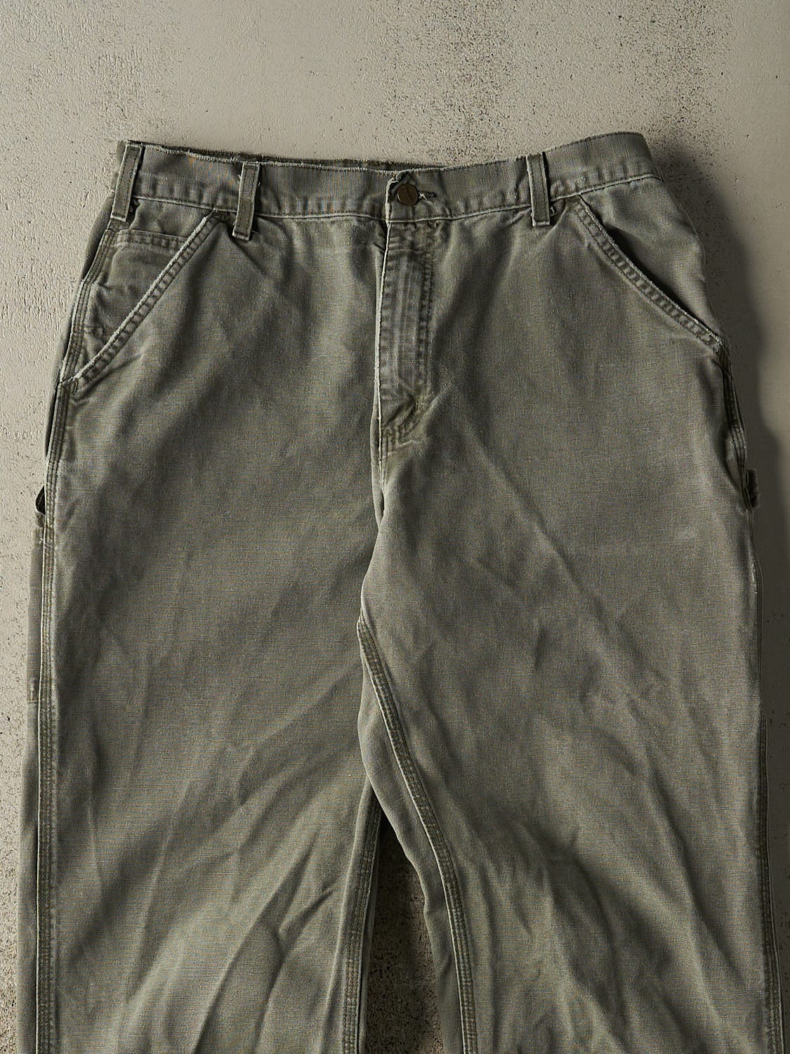 Vintage 90s Green Carhartt Carpenter Pants (34x31)