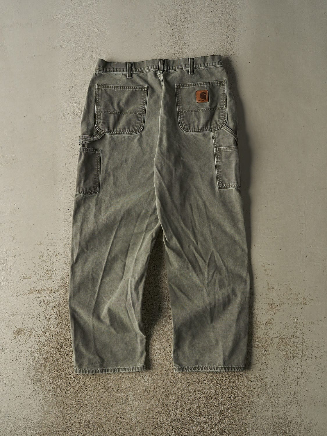 Vintage 90s Green Carhartt Carpenter Pants (34x31)