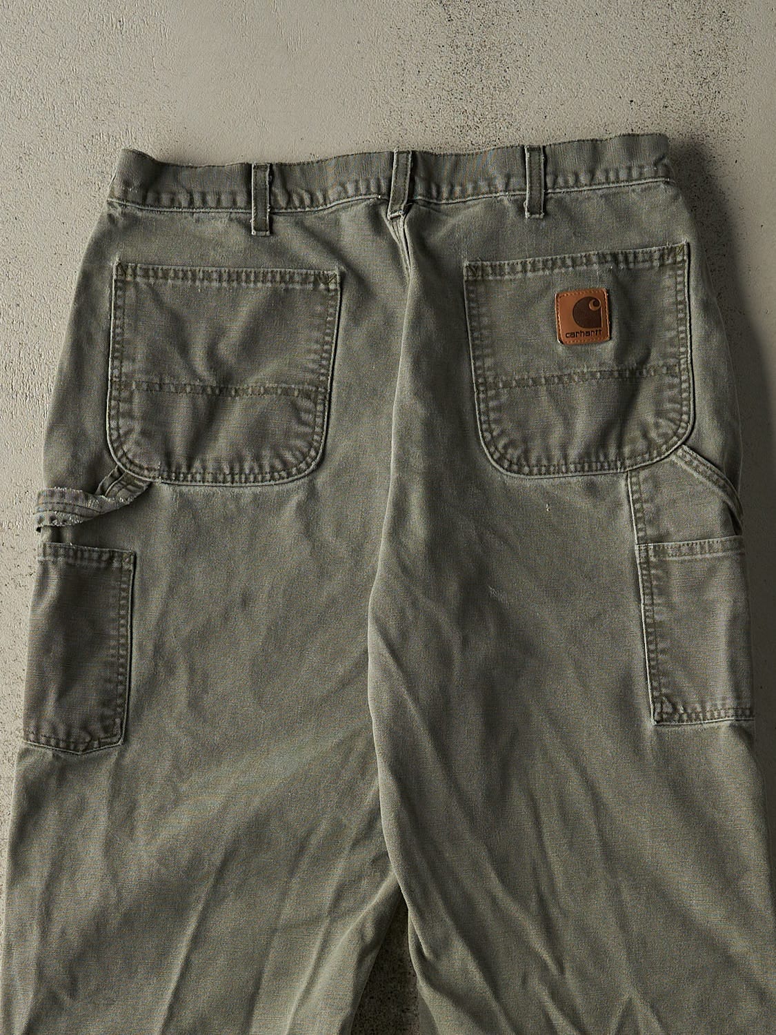 Vintage 90s Green Carhartt Carpenter Pants (34x31)