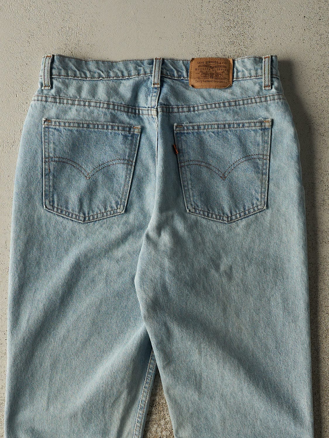 Vintage 80s Light Wash Levi's Orange Tab Jeans (31x28)