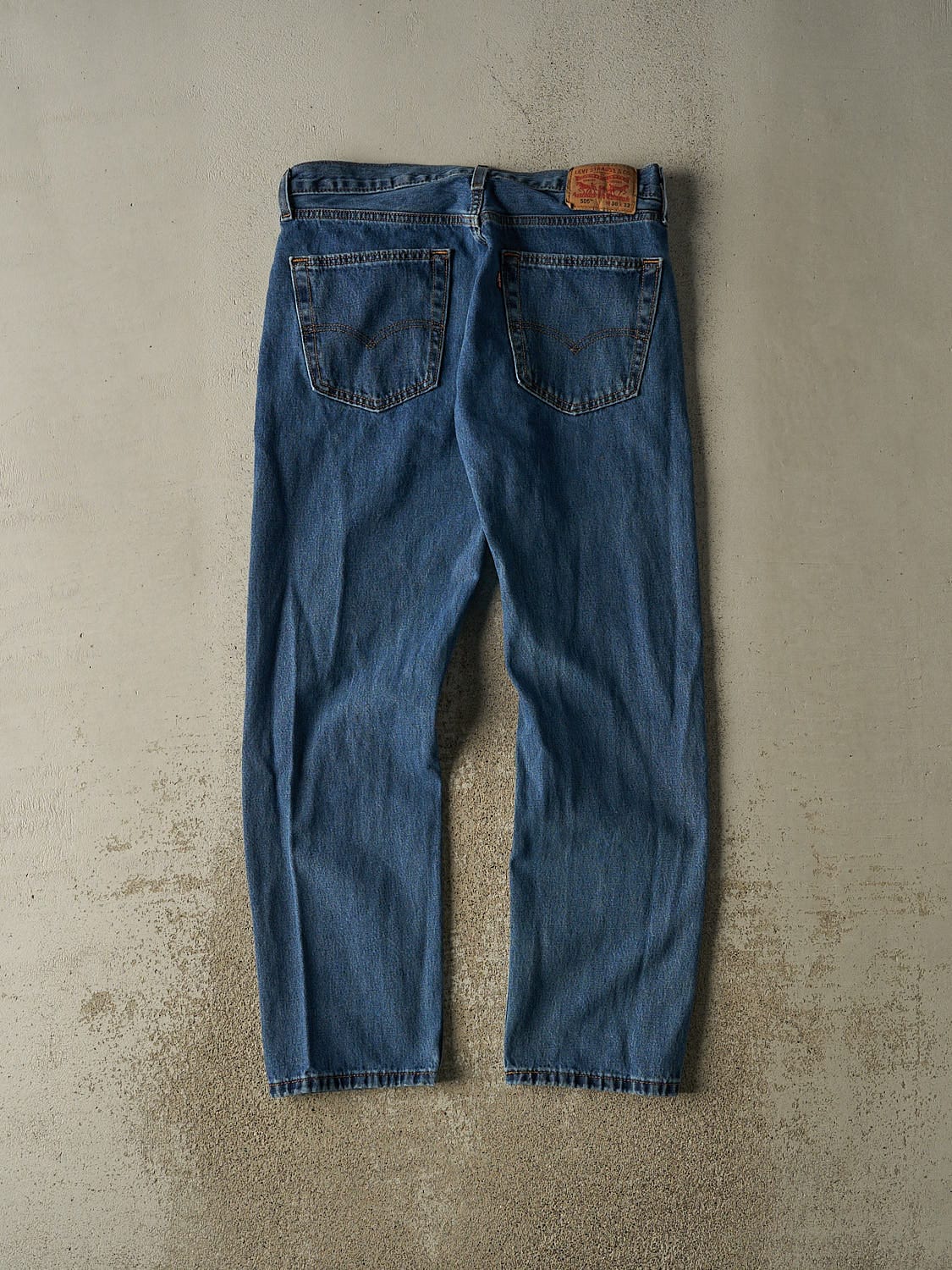 Vintage Y2K Dark Wash Levi's 505 Jeans (35x31)