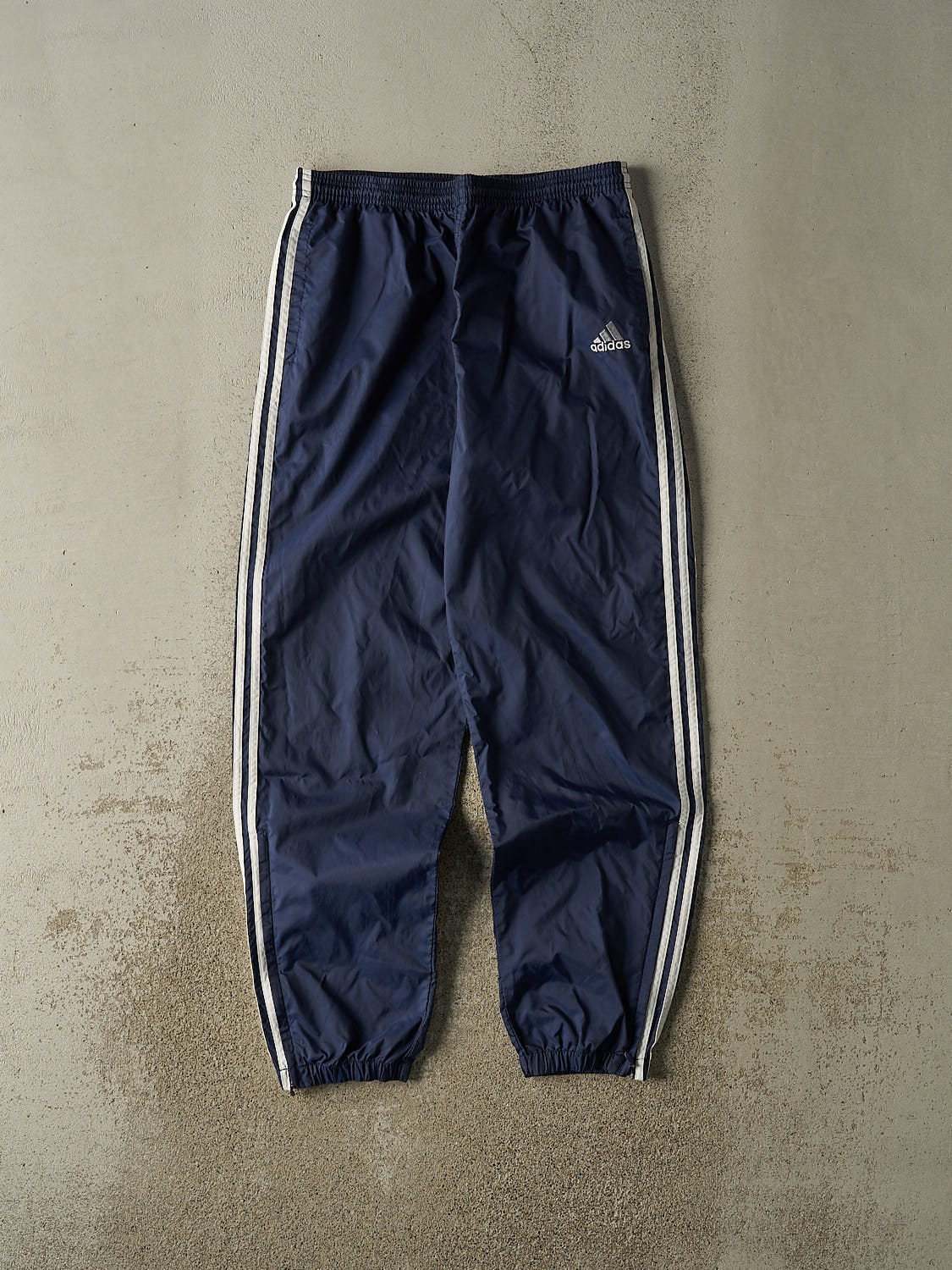 Vintage 90s Navy Blue Adidas Track Pants (30x31)