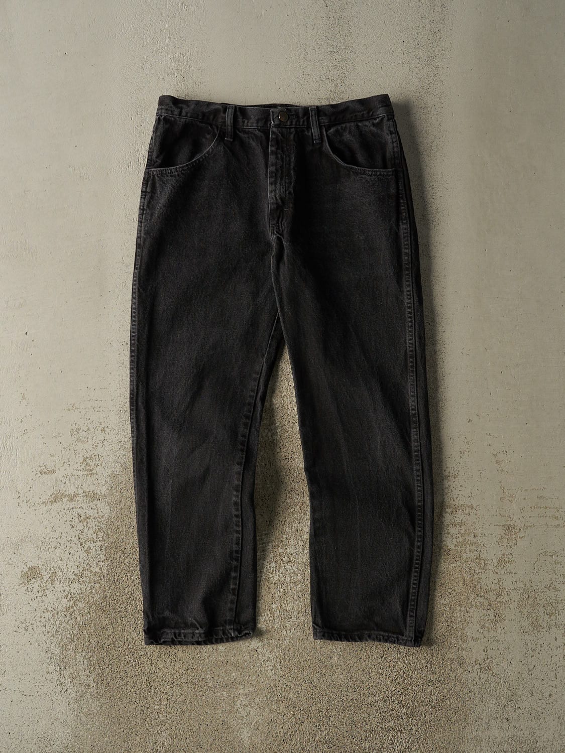 Vintage 90s Black Rustler Denim Pants (32x28)