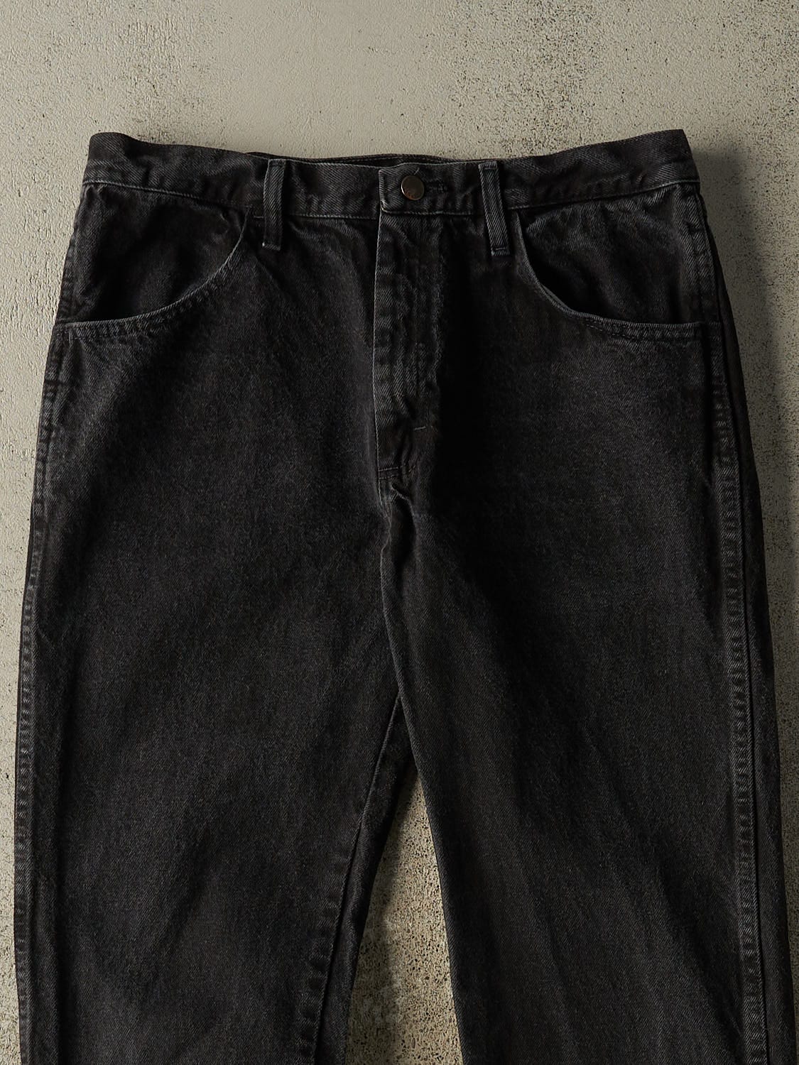 Vintage 90s Black Rustler Denim Pants (32x28)
