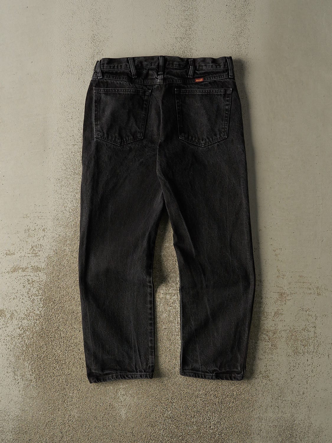 Vintage 90s Black Rustler Denim Pants (32x28)