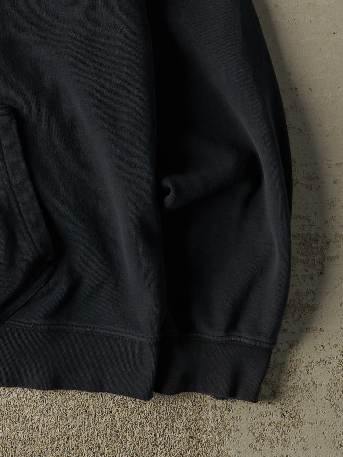 Vintage Y2K Faded Black Fox Racing Hoodie (M/L)
