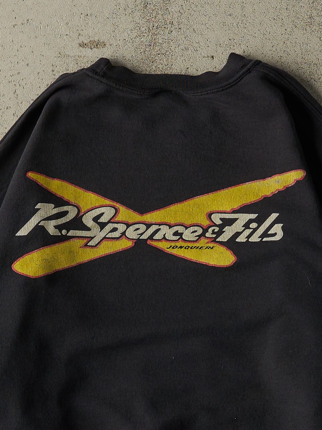 Vintage 90s Faded Black Ski-doo Crewneck (S/M)